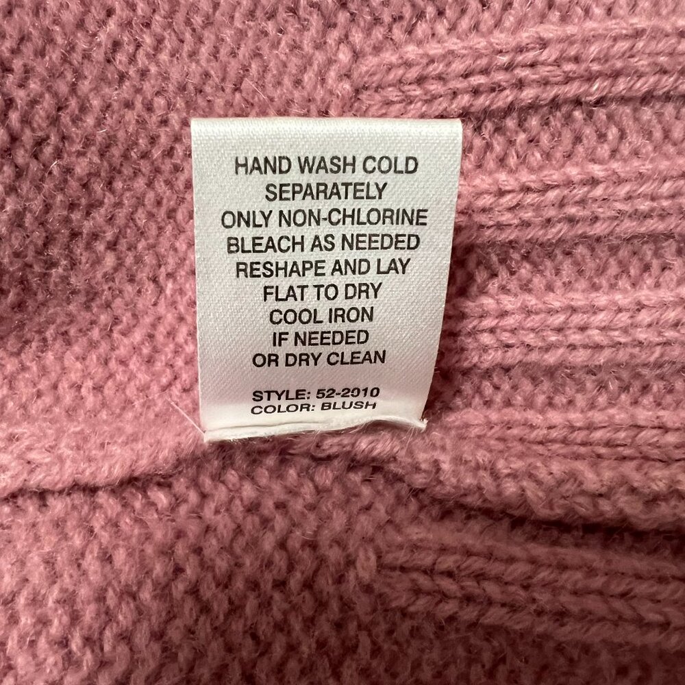 Cashmere Button Down Sweater Blouse - image 3